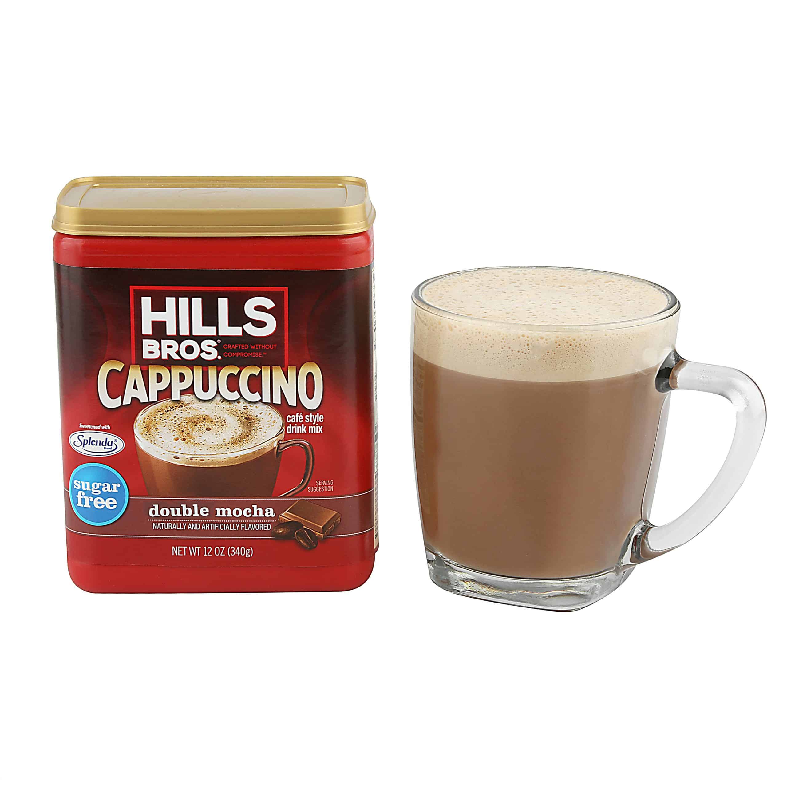 4pk Cappuccino Instant Coffee Powder Drink Mix Double Mocha Sugar Free ...