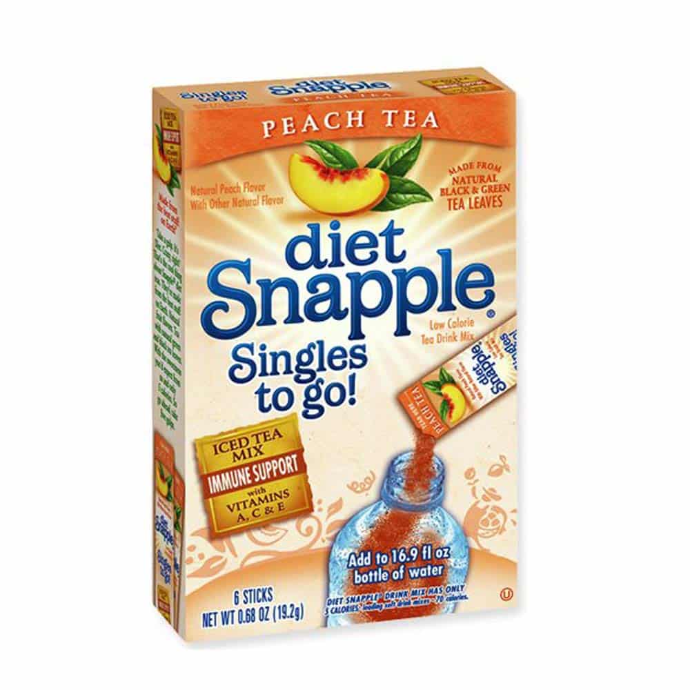 Amazon.com : Diet Snapple Singles Refreshing Iced Peach Tea On