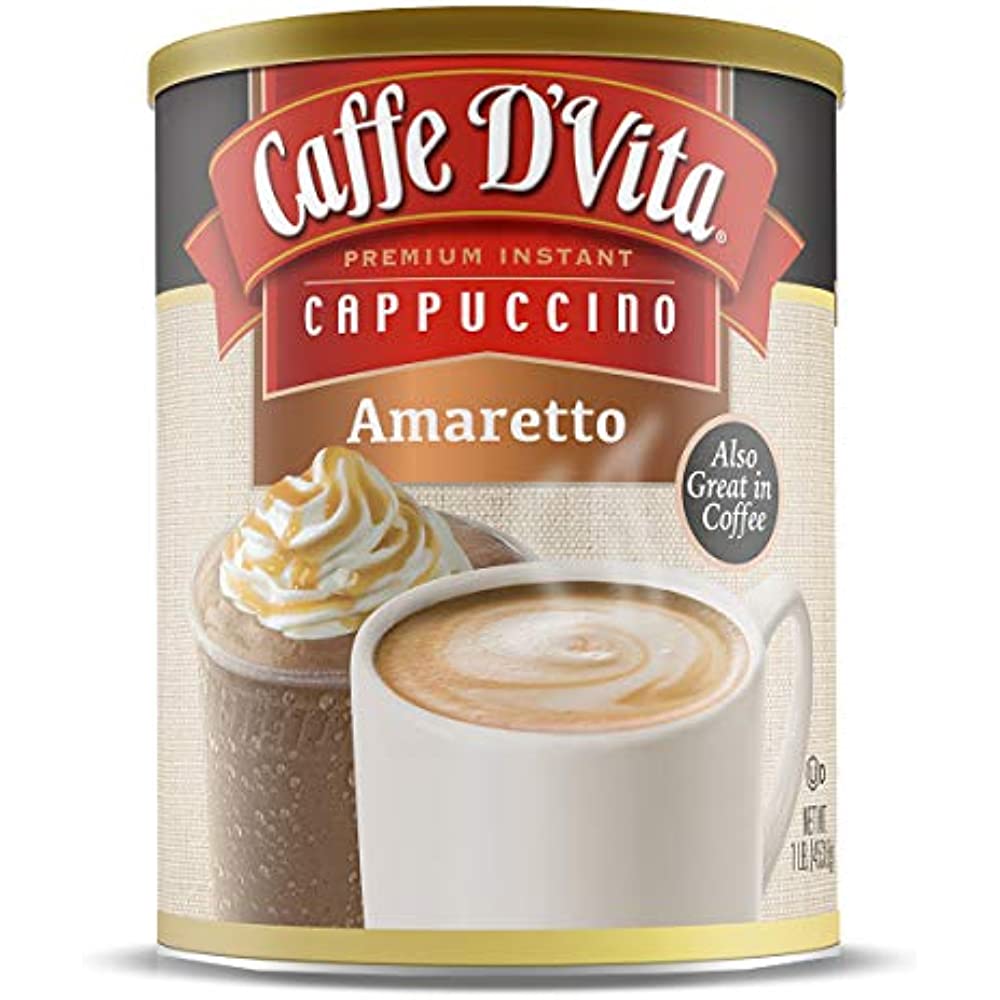 Caffe DVita Amaretto Instant Cappuccino Mix / Powder