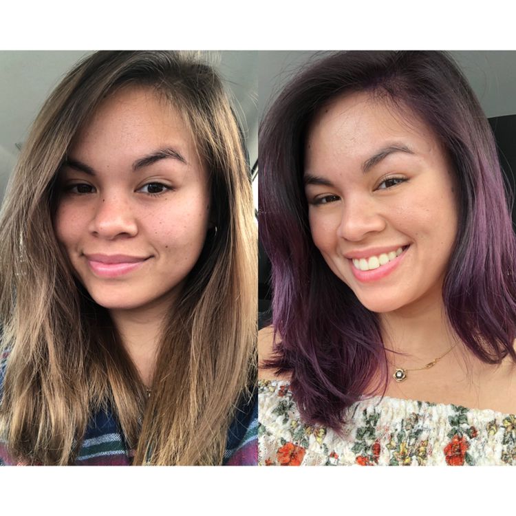 Espresso Brown Overtone Before And After