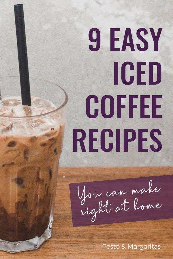 Iced coffee recipes can be simple or somewhere along the ...